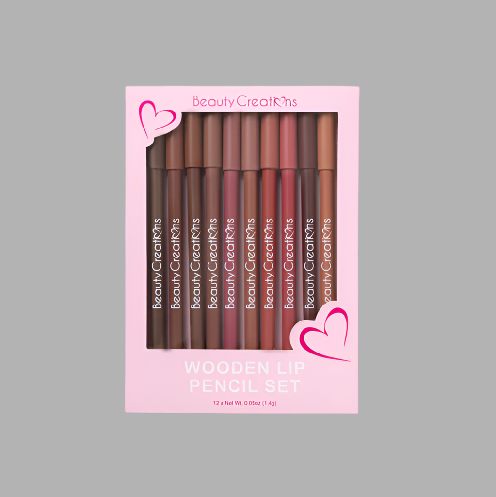 WOODEN LIP PENCIL SET