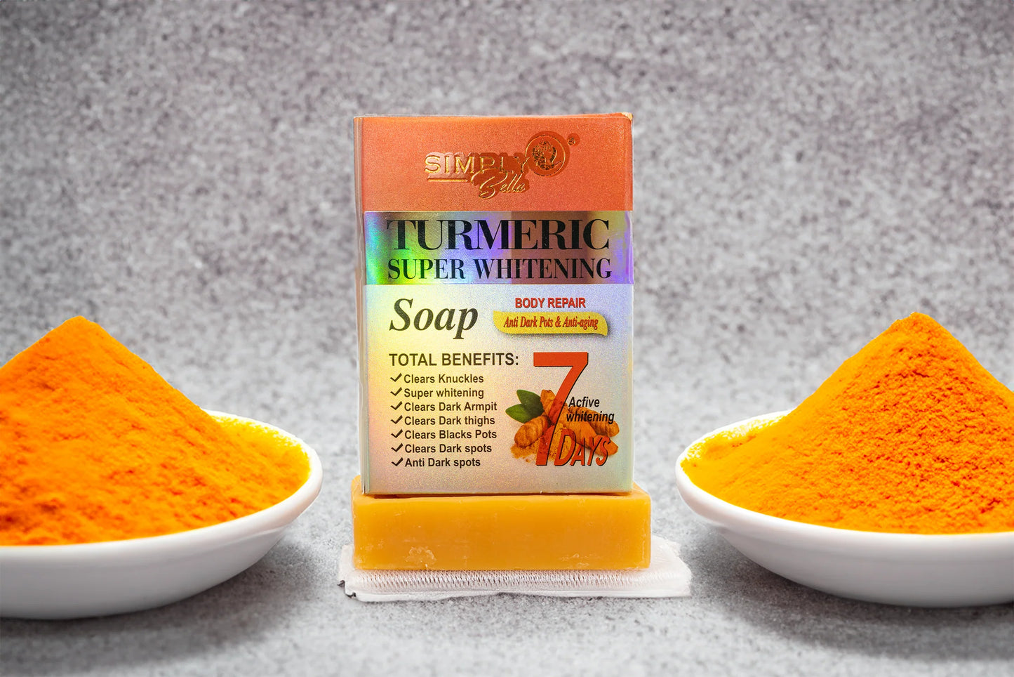 Simply Bella turmeric soap