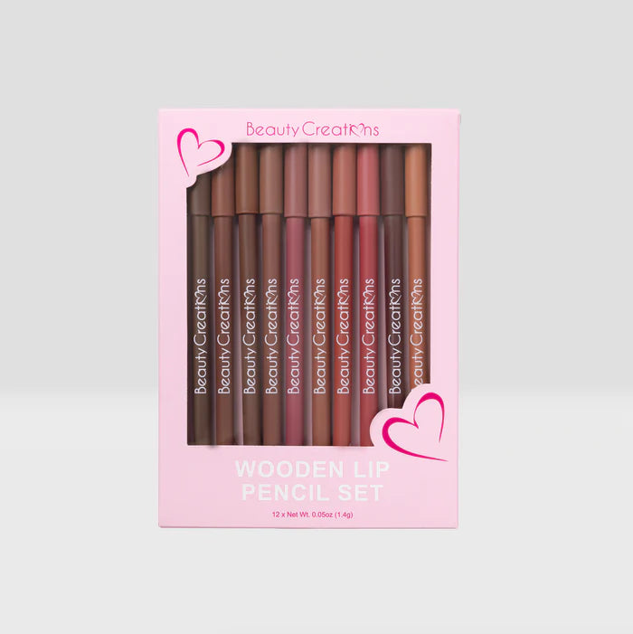 WOODEN LIP PENCIL SET